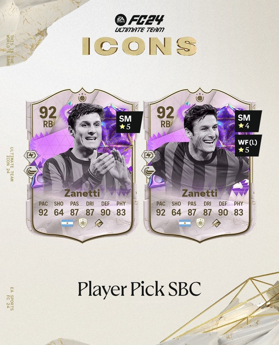 javier zanetti’s fut birthday icon sbc