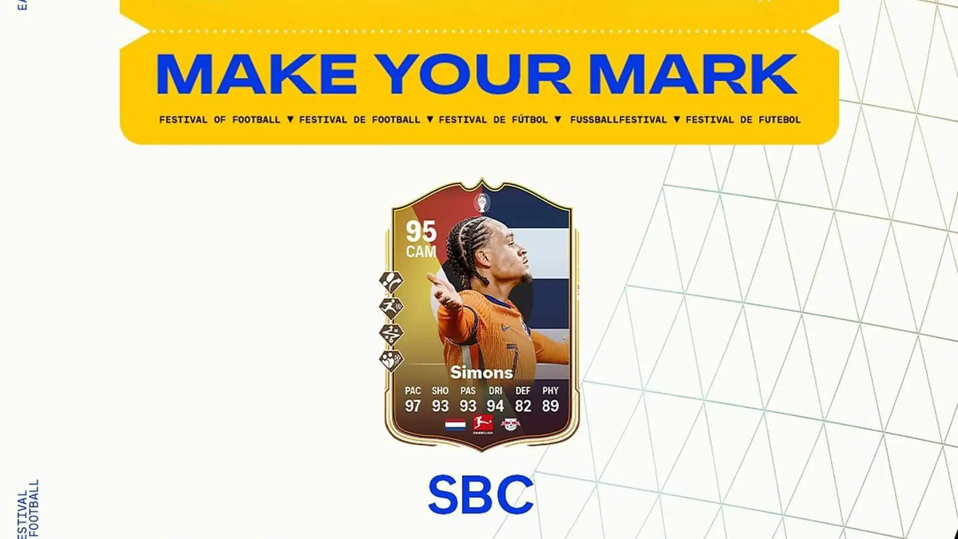 xavi simons sbc