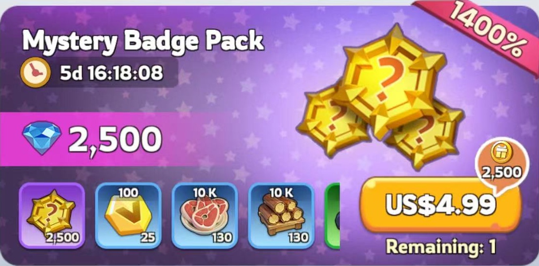 badge pack