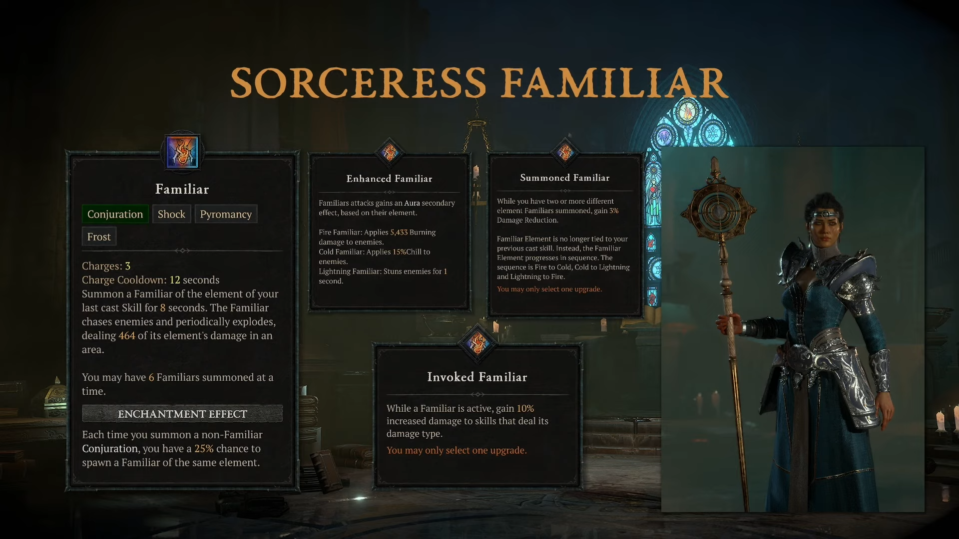 Sorceress New Skills