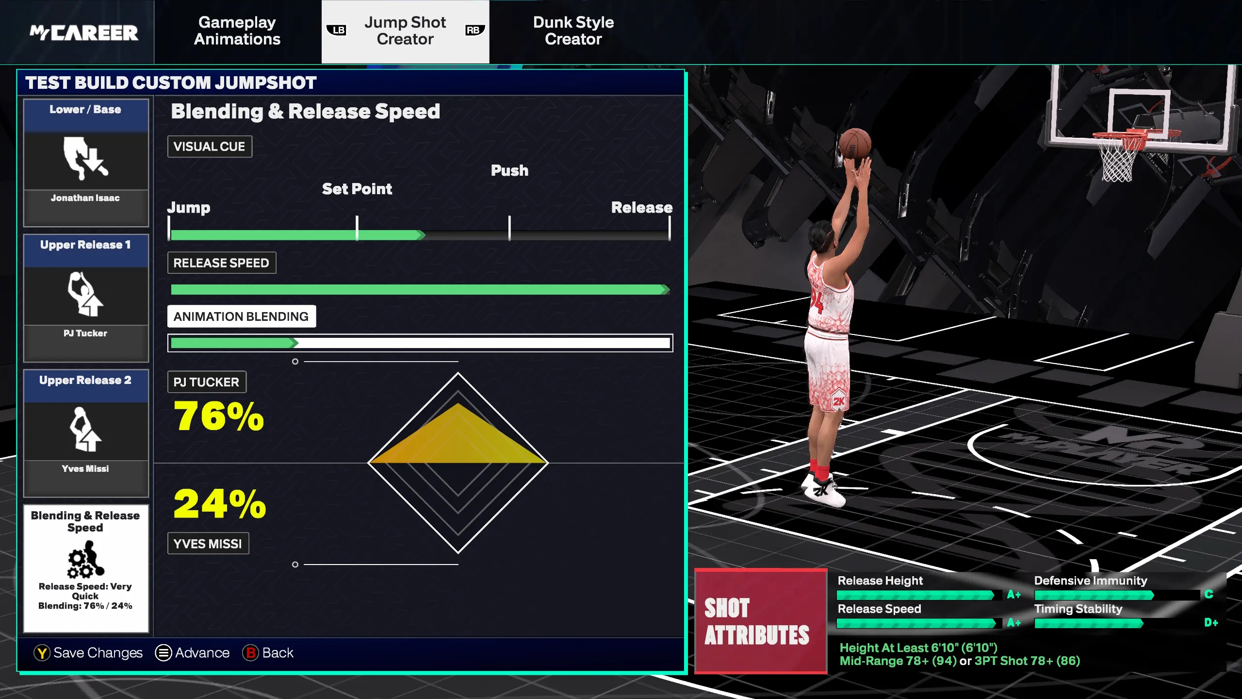 Jumpshot grades explanation