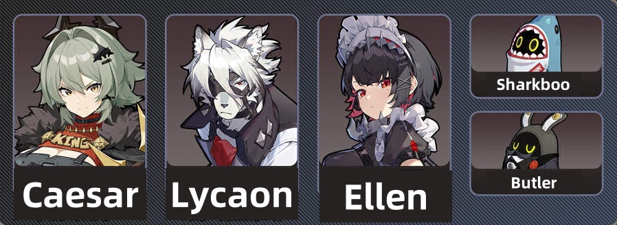 Caesar + Ellen + Lycaon