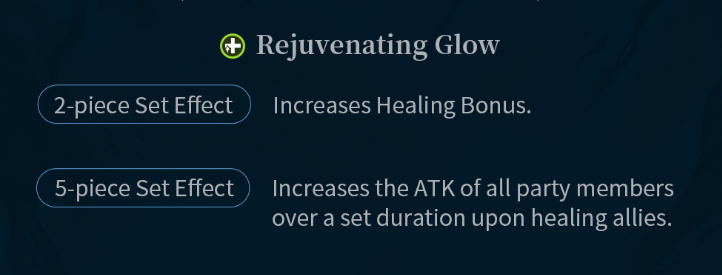 Rejuvenating Glow set effect