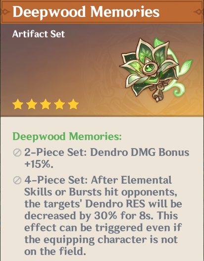 genshin impact- Deepwood Memories