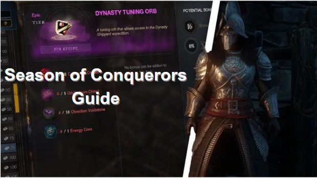 Season of Conquerors Guide for New World: Aeternum