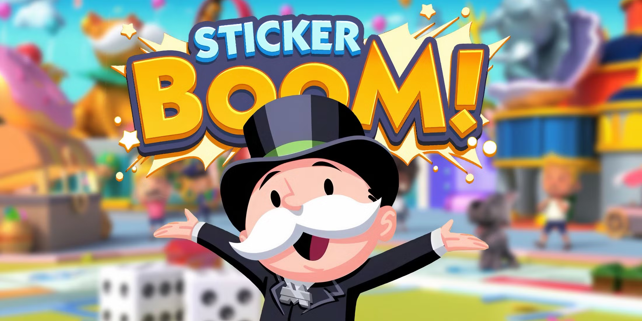 monopoly go sticker boom