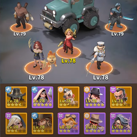 Dark War hero training