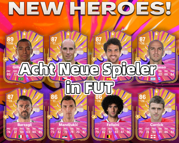 Acht Neue Spieler in FUT – Werden sie in EA FC 26 kommen?