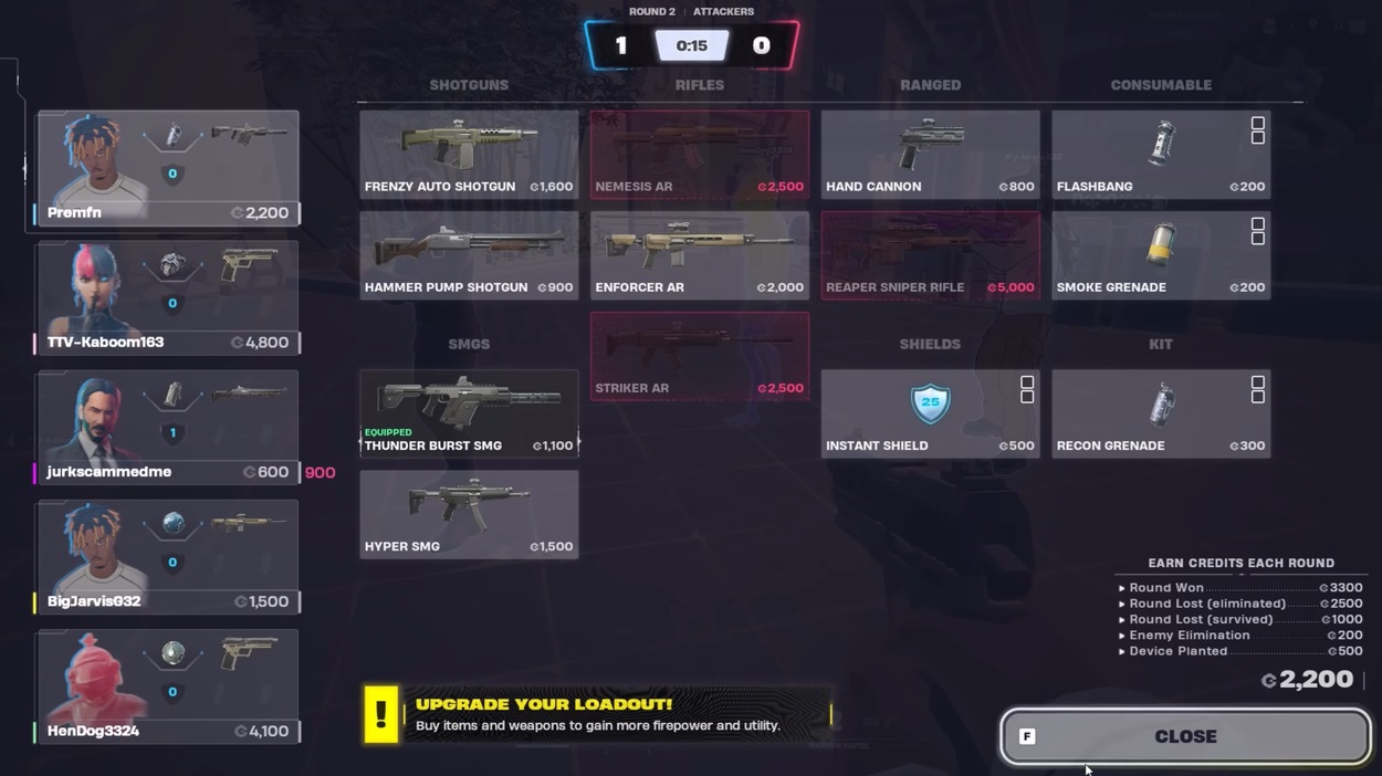 Fortnite Ballistic Mode Weapons