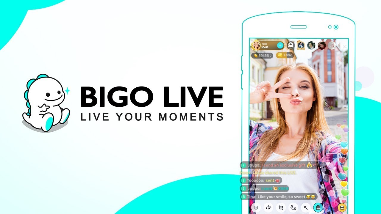 Bigo Live marketing screenshot.