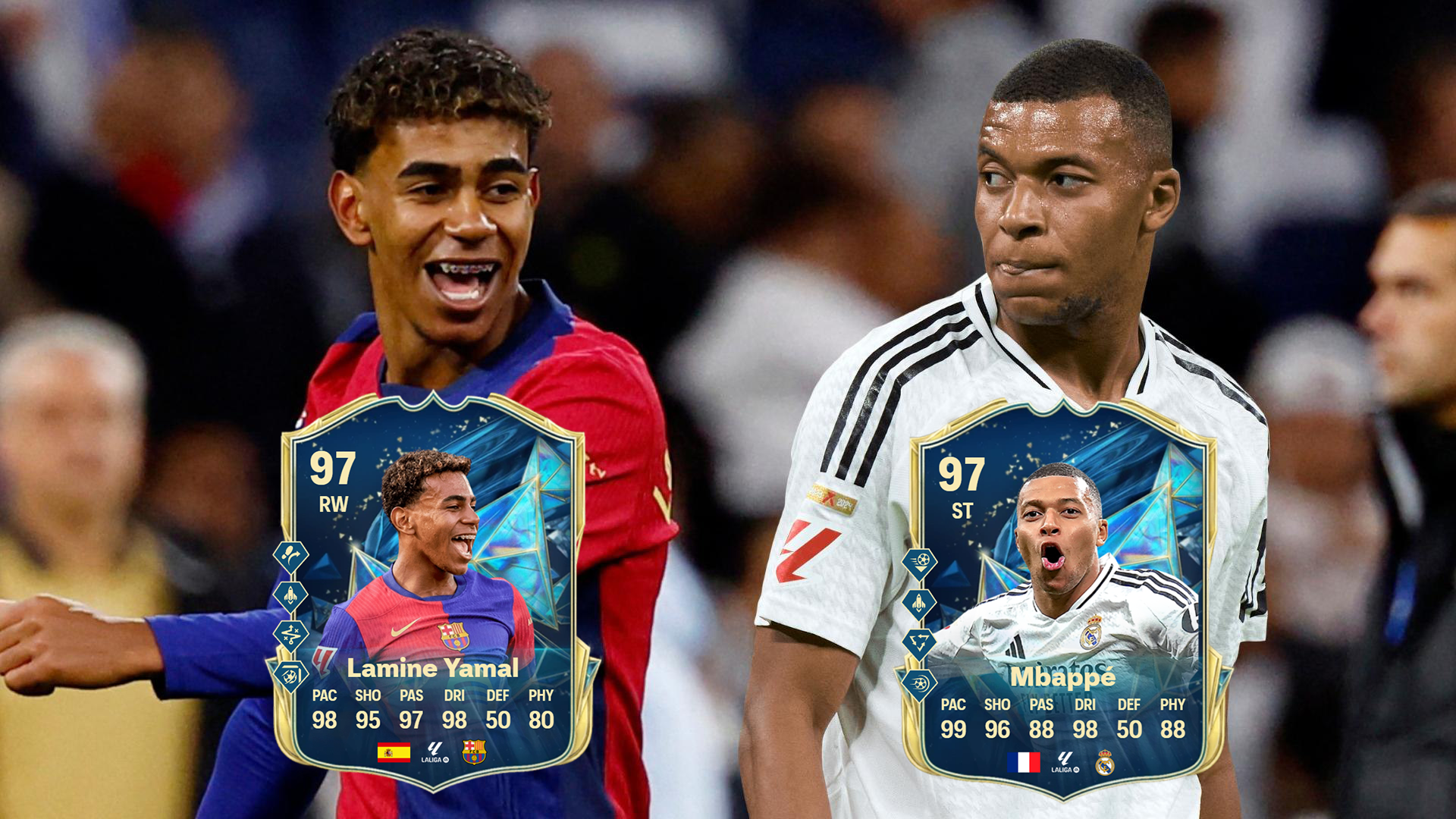 FC25 Yamal Mbappe TOTS