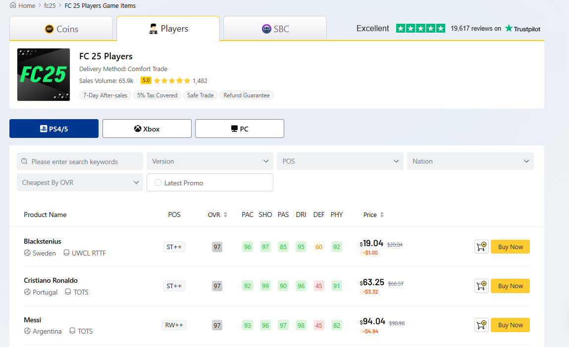 FC25 Players Lootbar
