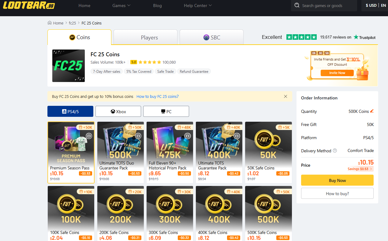 FC25 coins Lootbar