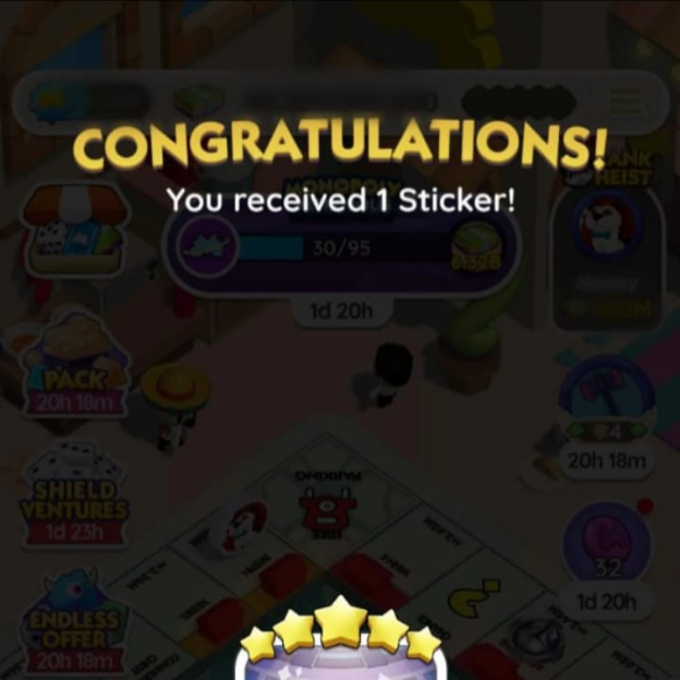 An image of the in-game trading interface, showing successfully exchanging stickers