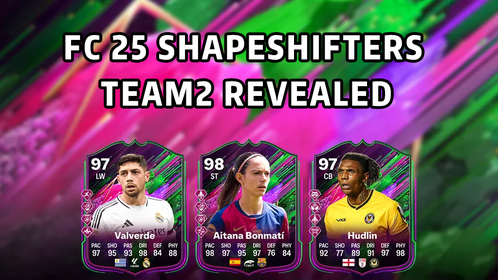 FC 25 Shapeshifters Team 2 revealed with 98 - LM Cruyff and CB Rodri