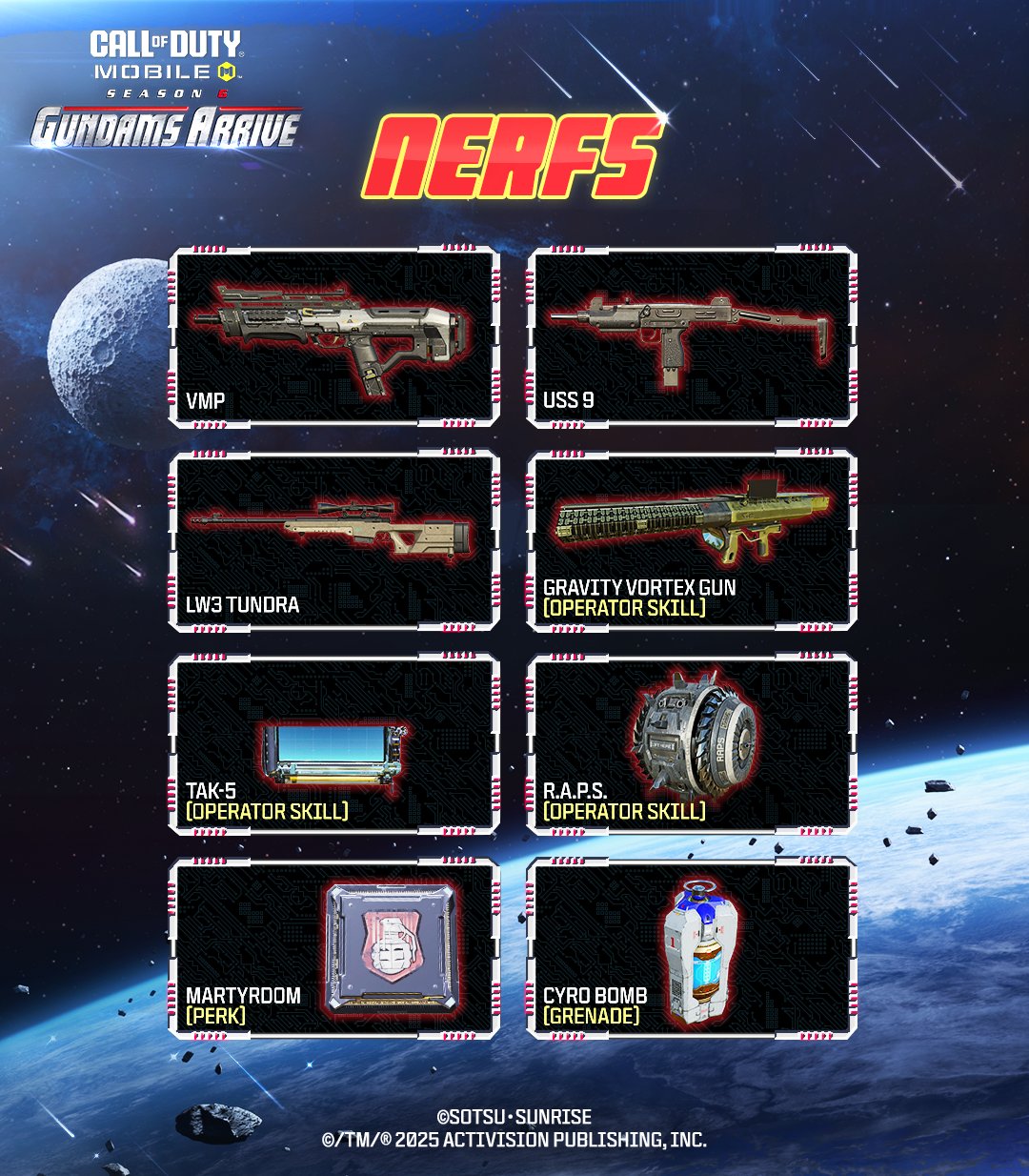 Season 6 Balance Changes nerf