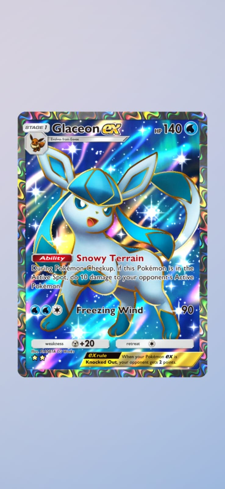 Glaceon in Pokémon TCG Pocket.