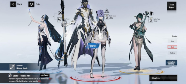 Alt Text: Physical Team: Selena: Pianissimo, Hanying: Solacetune, Alisa: Echo