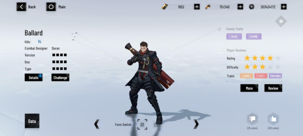 Alt text: Ballard, Fire Weak Boss on PPC