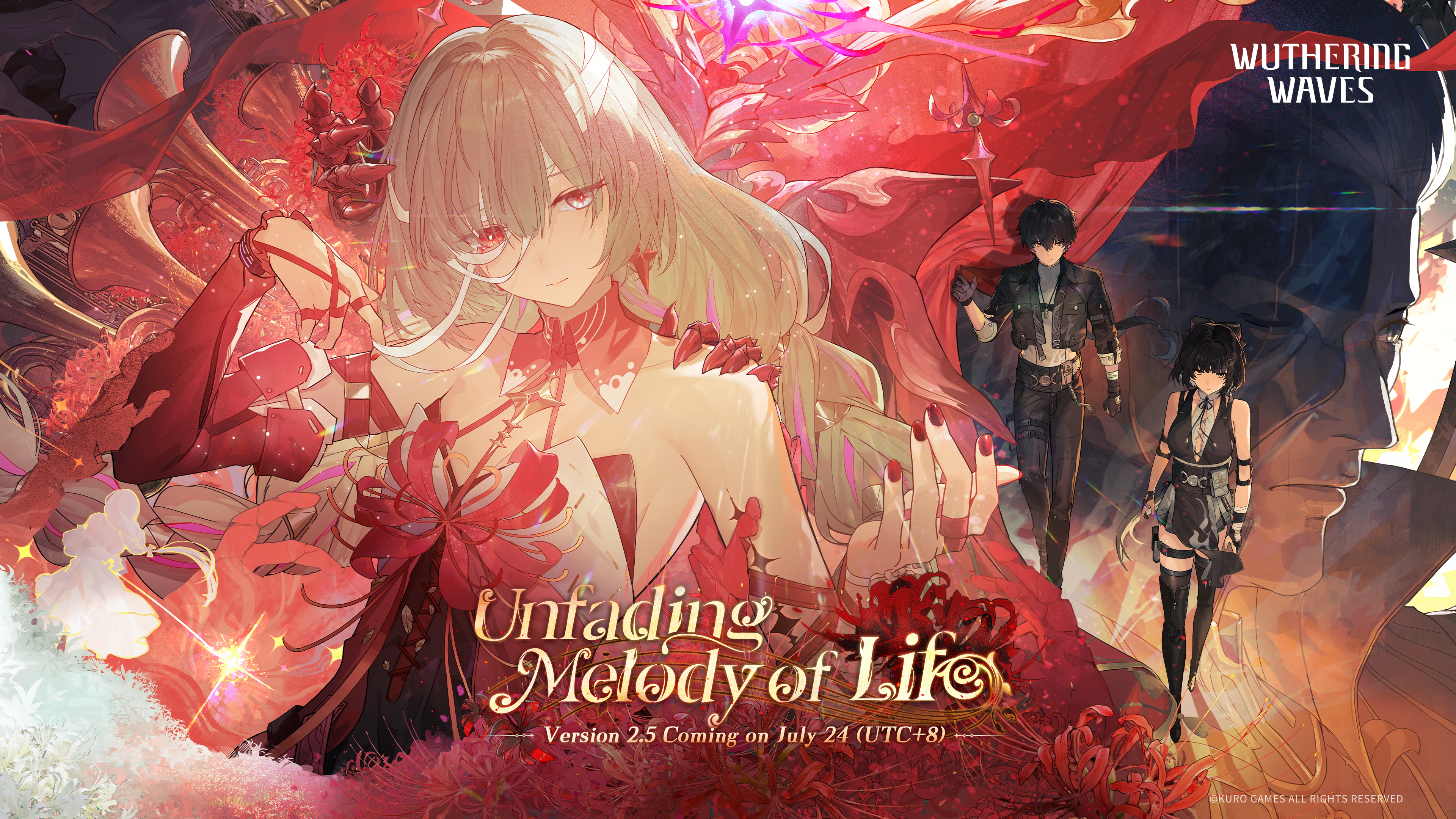 Wuthering Waves Version 2.5 "Unfading Melody of Life" is set to launch on July 24 (UTC+8)!